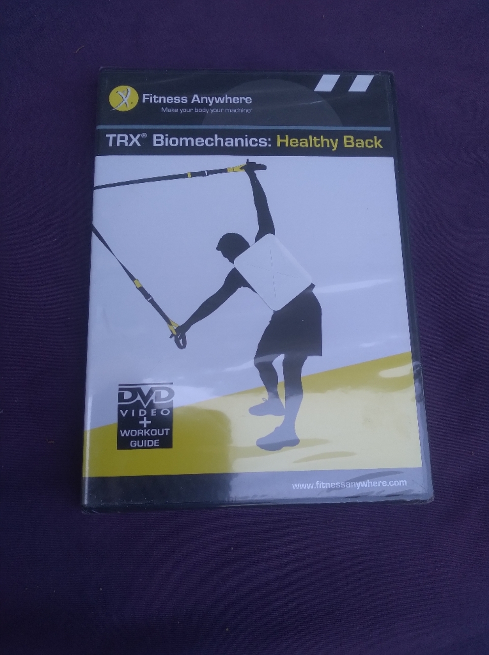 Fitness Anywhere TRX Biomechanics: Healthy Back DVD - White & Yellow